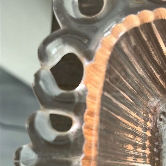 Indiana Glass Vintage Pink Depression Glass Dish Mid Century Modern Made in USA - Picture 5 of 9